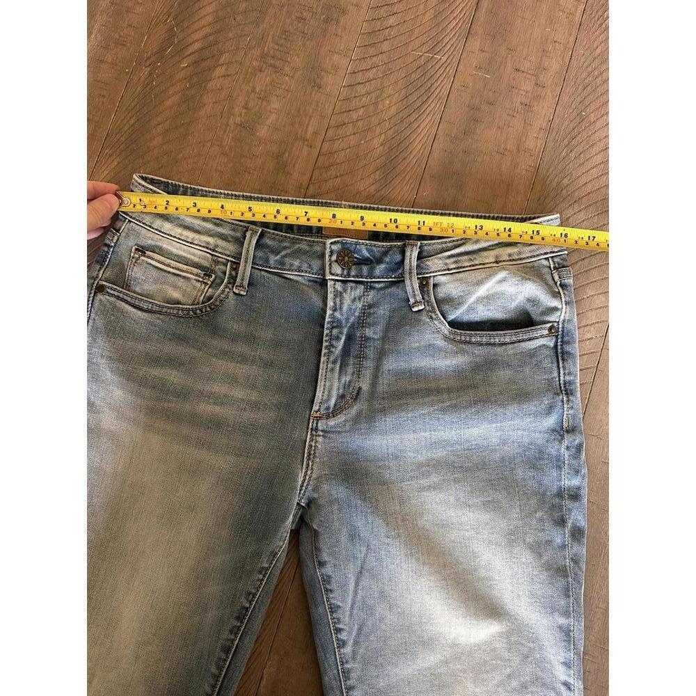 DRIFTWOOD Colette Classic Fit Cropped Denim Jeans Frayed Hem Women’s size 29 - Picture 9 of 14